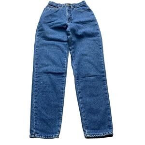 Vintage LL Bean Fleece Lined Jeans Size 4